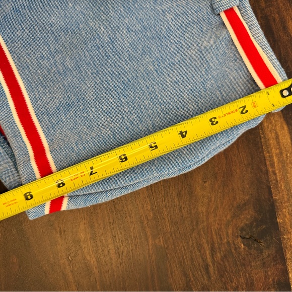 Vintage Jantzen Blue and White Knit Two Piece Swim Suit - Picture 9 of 12